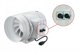Ventilátor s termostatem   Vents/Dalap 250 U-T, 1110/1400m3/h, ve slevě