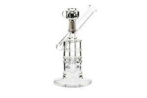 Skleněný bong Pure Glass Mini Torus Male, 20cm