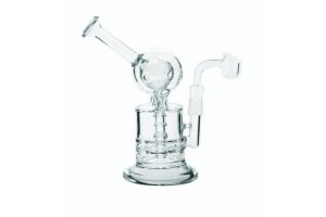 Skleněný bong Pure Glass 8" Escape Bubbler Clear