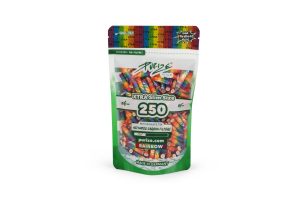 PURIZE® uhlíkové filtry - XTRA Slim Size, sáček 250 ks, duhová