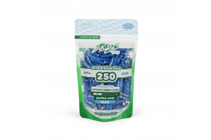 PURIZE® uhlíkové filtry - XTRA Slim Size, sáček 250 ks, modrá