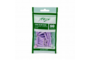 PURIZE® uhlíkové filtry - XTRA Slim Size, sáček 50 ks, fialová