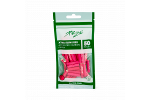 PURIZE® uhlíkové filtry - XTRA Slim Size, sáček 50 ks, růžová