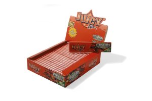 Papírky JUICY JAY'S King Size, Jahoda, 32ks v balení | box 24ks