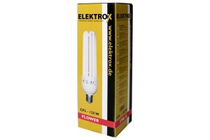 Úsporná CFL lampa ELEKTROX 125W, na květ