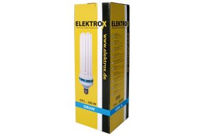 Úsporná CFL lampa ELEKTROX 200W, na růst