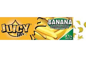 Juicy Jay's ochucené krátké papírky, Banán, 32ks/bal.