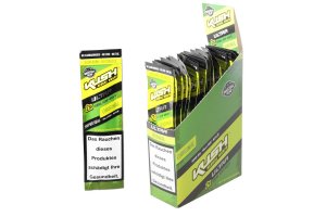 Kush Herbal Hemp Blunt Wraps Ultra Green, 2ks v balení | box 25ks