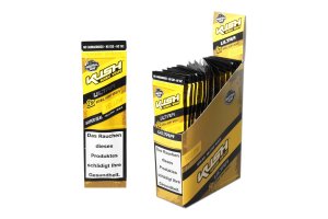 Kush Herbal Hemp Blunt Wraps Ultra Yellow, 2ks v balení | box 25ks