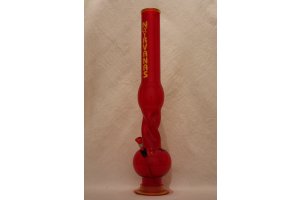 Bong Nirvanas Double Bubble 50cm - červený