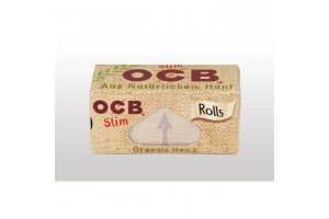 Rolovací papírky OCB Organic Hemp Rolls, 4m, 24ks/box