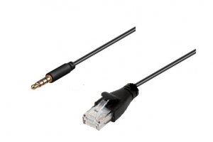 Kabel rj45 - 4-pin Jack pro napojení do ovládacích systémů, 4m