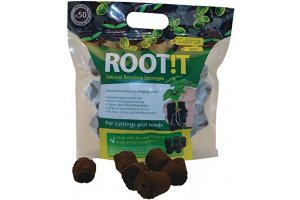 ROOT IT Natural Rooting Sponges 50 Refill Bag